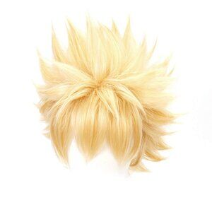 OSIAS Blonde Spiky Cosplay Wig for Katsuki Bakugou Anime Costume Heat Resistant